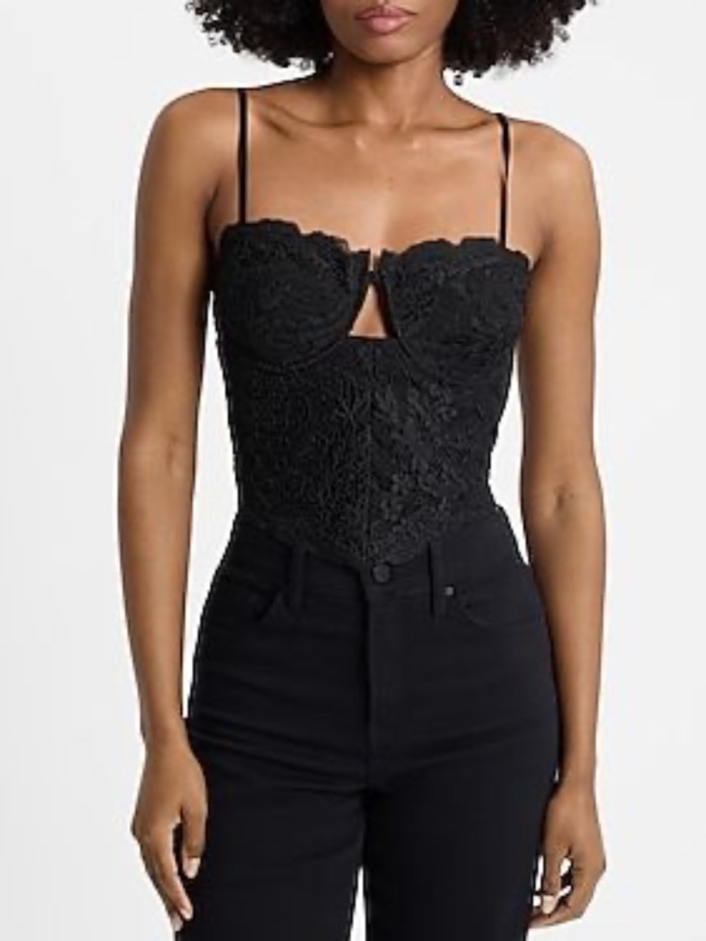 Lace Sweetheart Bustier Cami
